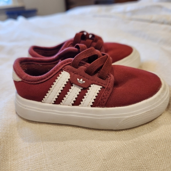 Adidas Kids Shoes - Red - Picture 1 of 6